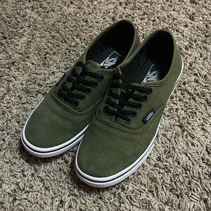 Green vans sneakers